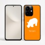 כיסוי בעיצוב אישי עם השם שלך לדגם - Realme Narzo 70 Pro 5G בעיצוב קרנף