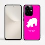 כיסוי בעיצוב אישי עם השם שלך לדגם - Realme Narzo 70 Pro 5G בעיצוב קרנף