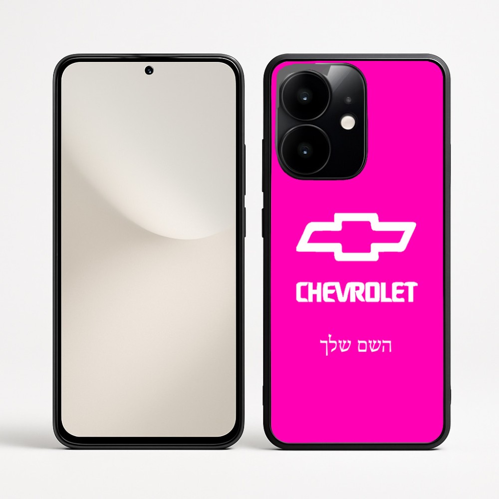 כיסוי בעיצוב אישי עם השם שלך לדגם - Realme Narzo 70 Pro 5G בעיצוב שברולט