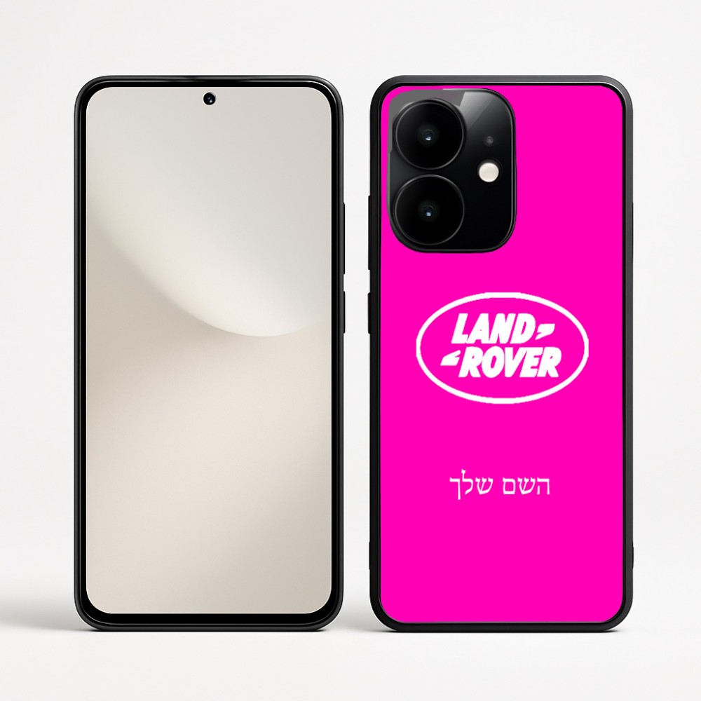 כיסוי בעיצוב אישי עם השם שלך לדגם - Realme Narzo 70 Pro 5G בעיצוב לנד רובר