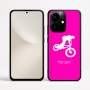 כיסוי בעיצוב אישי עם השם שלך לדגם - Realme Narzo 70 Pro 5G בעיצוב רוכב אופניים