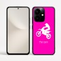 כיסוי בעיצוב אישי עם השם שלך לדגם - Realme Narzo 70 Pro 5G בעיצוב מוטוקרוס