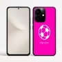 כיסוי בעיצוב אישי עם השם שלך לדגם - Realme Narzo 70 Pro 5G בעיצוב כדורגל כדור כדורגל