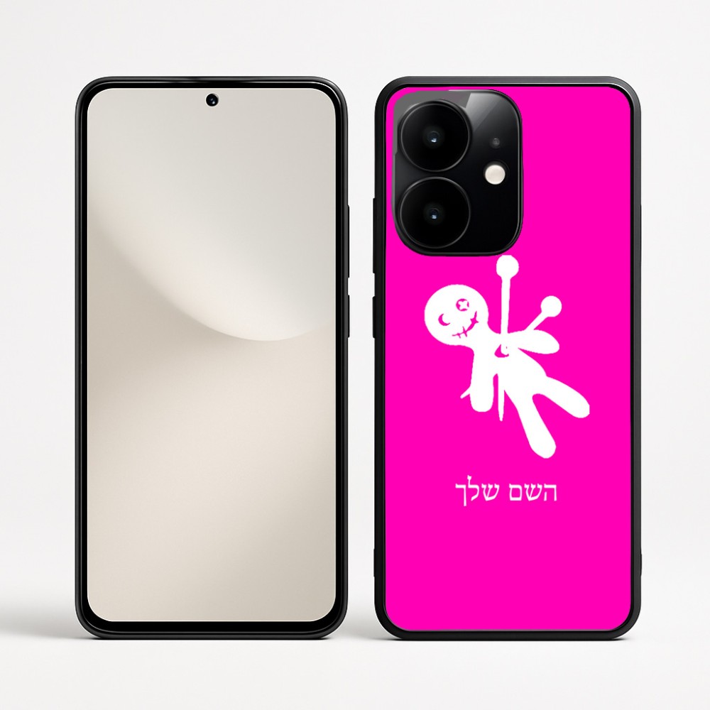 כיסוי בעיצוב אישי עם השם שלך לדגם - Realme Narzo 70 Pro 5G בעיצוב וודו