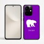 כיסוי בעיצוב אישי עם השם שלך לדגם - Realme Narzo 70 Pro 5G בעיצוב דוב