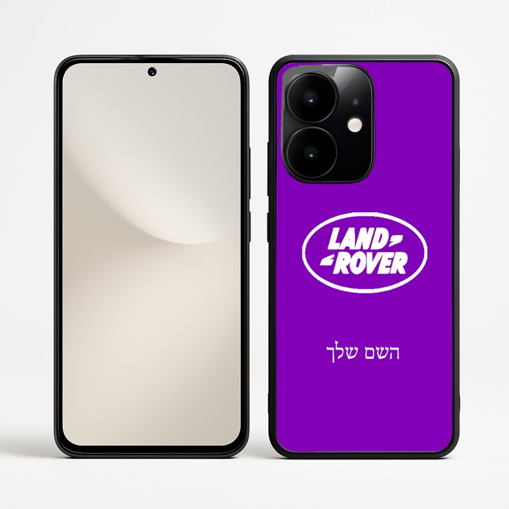 כיסוי בעיצוב אישי עם השם שלך לדגם - Realme Narzo 70 Pro 5G בעיצוב לנד רובר