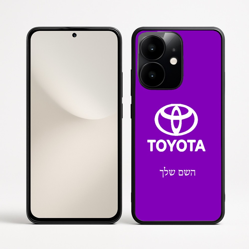 כיסוי בעיצוב אישי עם השם שלך לדגם - Realme Narzo 70 Pro 5G בעיצוב טויוטה