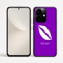 כיסוי בעיצוב אישי עם השם שלך לדגם - Realme Narzo 70 Pro 5G בעיצוב שפתיים - נשיקה