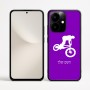 כיסוי בעיצוב אישי עם השם שלך לדגם - Realme Narzo 70 Pro 5G בעיצוב רוכב אופניים