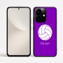 כיסוי בעיצוב אישי עם השם שלך לדגם - Realme Narzo 70 Pro 5G בעיצוב כדור כדורעף