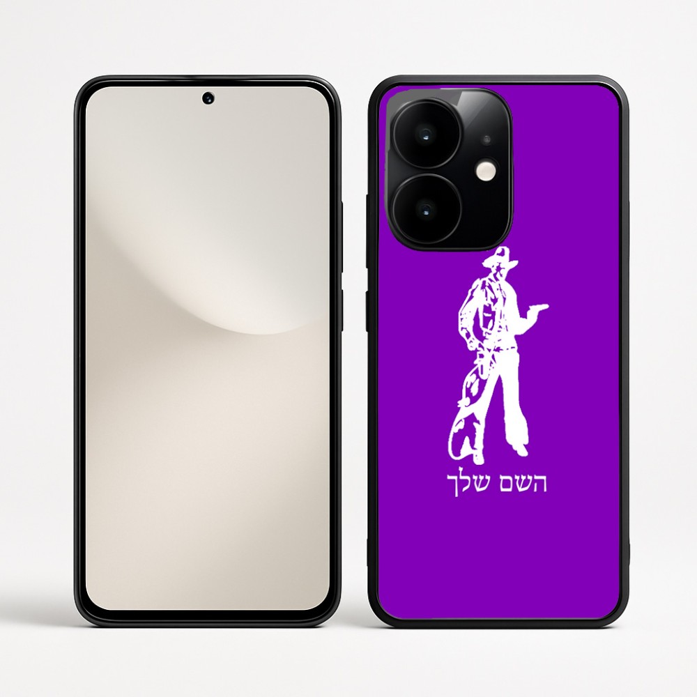 כיסוי בעיצוב אישי עם השם שלך לדגם - Realme Narzo 70 Pro 5G בעיצוב קאובוי המערב הפרוע