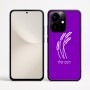 כיסוי בעיצוב אישי עם השם שלך לדגם - Realme Narzo 70 Pro 5G בעיצוב חיטה גלית זהב