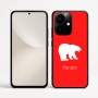 כיסוי בעיצוב אישי עם השם שלך לדגם - Realme Narzo 70 Pro 5G בעיצוב דוב