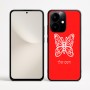 כיסוי בעיצוב אישי עם השם שלך לדגם - Realme Narzo 70 Pro 5G בעיצוב פרפר