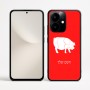כיסוי בעיצוב אישי עם השם שלך לדגם - Realme Narzo 70 Pro 5G בעיצוב חזיר