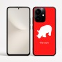 כיסוי בעיצוב אישי עם השם שלך לדגם - Realme Narzo 70 Pro 5G בעיצוב קרנף