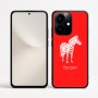 כיסוי בעיצוב אישי עם השם שלך לדגם - Realme Narzo 70 Pro 5G בעיצוב זברה