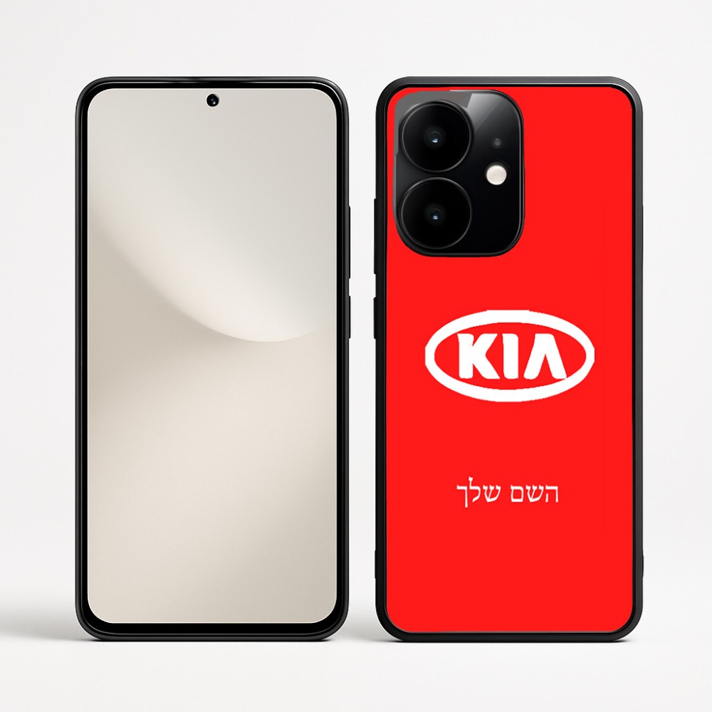 כיסוי בעיצוב אישי עם השם שלך לדגם - Realme Narzo 70 Pro 5G בעיצוב קיה