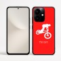 כיסוי בעיצוב אישי עם השם שלך לדגם - Realme Narzo 70 Pro 5G בעיצוב רוכב אופניים