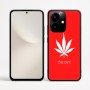 כיסוי בעיצוב אישי עם השם שלך לדגם - Realme Narzo 70 Pro 5G בעיצוב עלה מריחואנה - גראס