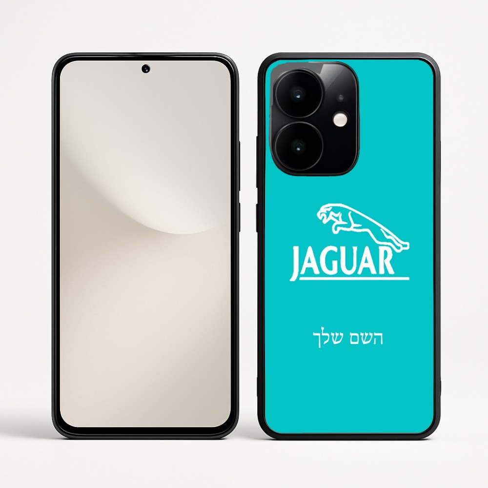 כיסוי בעיצוב אישי עם השם שלך לדגם - Realme Narzo 70 Pro 5G בעיצוב יגואר