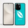 כיסוי בעיצוב אישי עם השם שלך לדגם - Realme Narzo 70 Pro 5G בעיצוב שפתיים - נשיקה