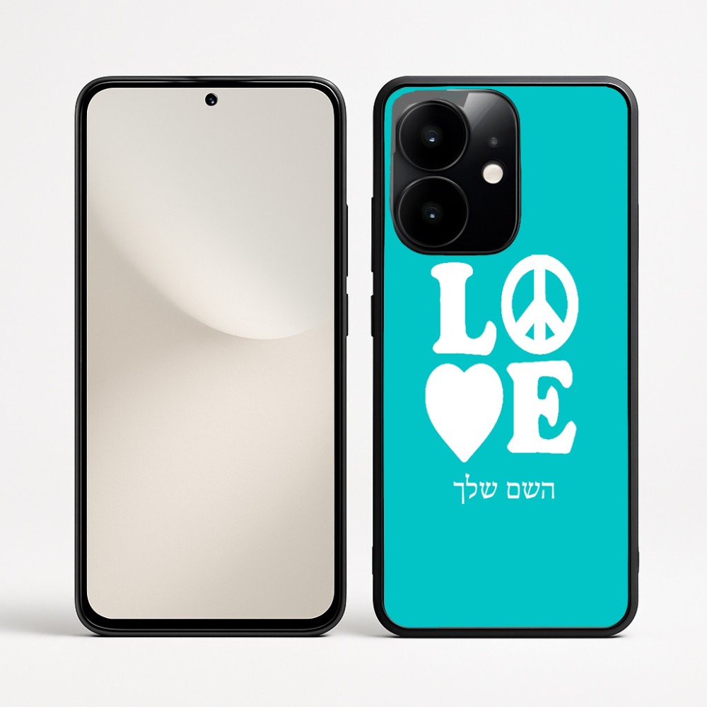 כיסוי בעיצוב אישי עם השם שלך לדגם - Realme Narzo 70 Pro 5G בעיצוב אהבה