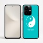 כיסוי בעיצוב אישי עם השם שלך לדגם - Realme Narzo 70 Pro 5G בעיצוב סמל יינג יאנג