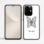 כיסוי בעיצוב אישי עם השם שלך לדגם - Realme Narzo 70 Pro 5G בעיצוב פרפר