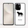 כיסוי בעיצוב אישי עם השם שלך לדגם - Realme Narzo 70 Pro 5G בעיצוב כלב