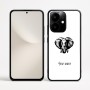 כיסוי בעיצוב אישי עם השם שלך לדגם - Realme Narzo 70 Pro 5G בעיצוב ראש פיל