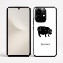 כיסוי בעיצוב אישי עם השם שלך לדגם - Realme Narzo 70 Pro 5G בעיצוב חזיר