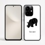 כיסוי בעיצוב אישי עם השם שלך לדגם - Realme Narzo 70 Pro 5G בעיצוב קרנף