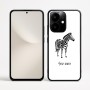 כיסוי בעיצוב אישי עם השם שלך לדגם - Realme Narzo 70 Pro 5G בעיצוב זברה