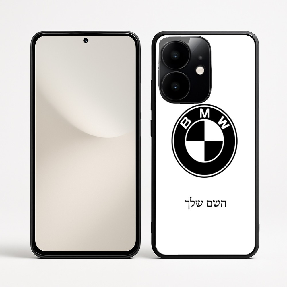 כיסוי בעיצוב אישי עם השם שלך לדגם - Realme Narzo 70 Pro 5G בעיצוב ב.מ.וו
