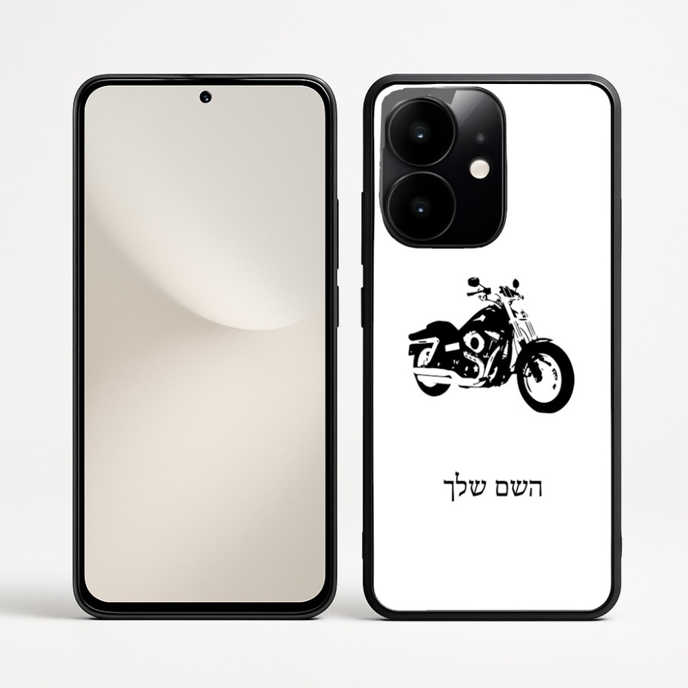 כיסוי בעיצוב אישי עם השם שלך לדגם - Realme Narzo 70 Pro 5G בעיצוב הארלי-דיווידסון