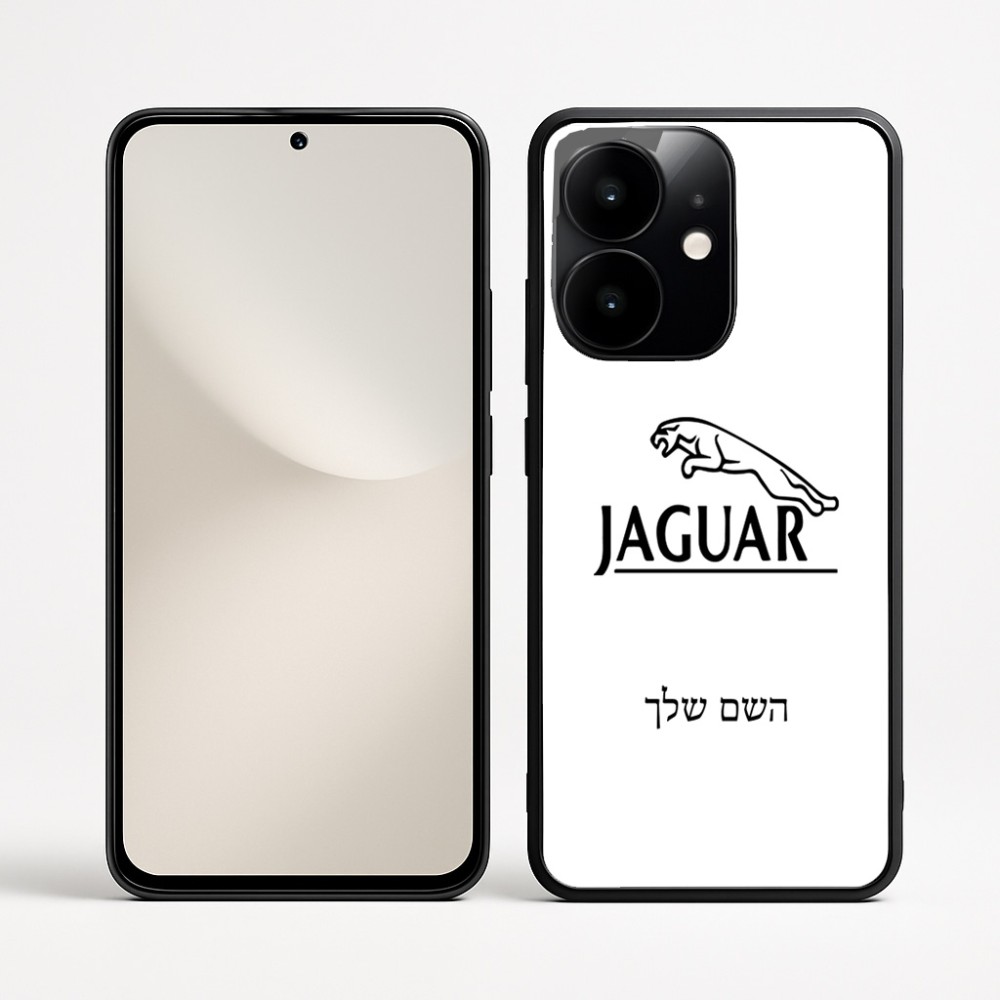 כיסוי בעיצוב אישי עם השם שלך לדגם - Realme Narzo 70 Pro 5G בעיצוב יגואר