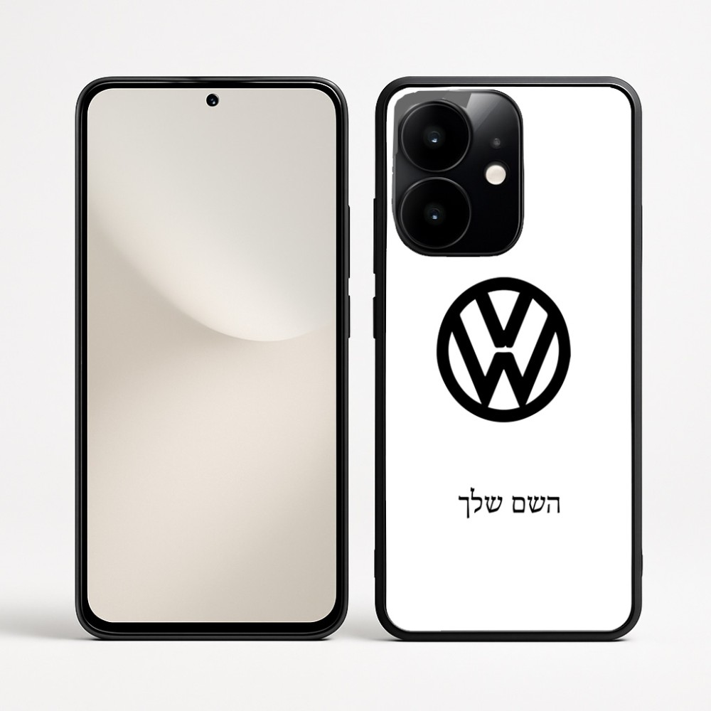 כיסוי בעיצוב אישי עם השם שלך לדגם - Realme Narzo 70 Pro 5G בעיצוב פולקסווגן