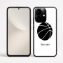 כיסוי בעיצוב אישי עם השם שלך לדגם - Realme Narzo 70 Pro 5G בעיצוב כדורסל