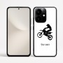 כיסוי בעיצוב אישי עם השם שלך לדגם - Realme Narzo 70 Pro 5G בעיצוב מוטוקרוס
