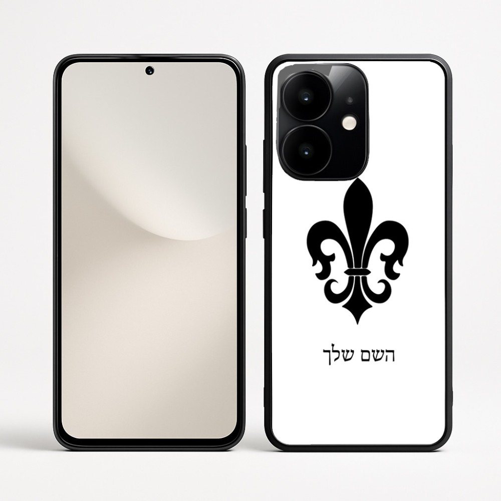 כיסוי בעיצוב אישי עם השם שלך לדגם - Realme Narzo 70 Pro 5G בעיצוב פרחי פרחים - צרפת