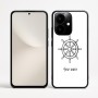 כיסוי בעיצוב אישי עם השם שלך לדגם - Realme Narzo 70 Pro 5G בעיצוב הגה - קפטן - ים