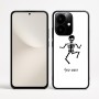 כיסוי בעיצוב אישי עם השם שלך לדגם - Realme Narzo 70 Pro 5G בעיצוב סקלטון
