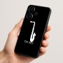 כיסוי בעיצוב אישי עם השם שלך לדגם - Realme Narzo 70 Pro 5G בעיצוב סקסופון