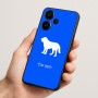 כיסוי בעיצוב אישי עם השם שלך לדגם - Realme Narzo 70 Pro 5G בעיצוב כלב