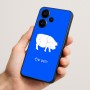 כיסוי בעיצוב אישי עם השם שלך לדגם - Realme Narzo 70 Pro 5G בעיצוב חזיר