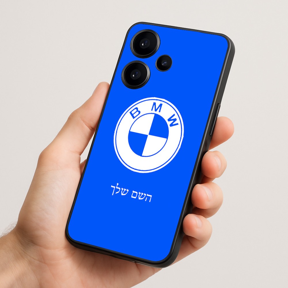 כיסוי בעיצוב אישי עם השם שלך לדגם - Realme Narzo 70 Pro 5G בעיצוב ב.מ.וו
