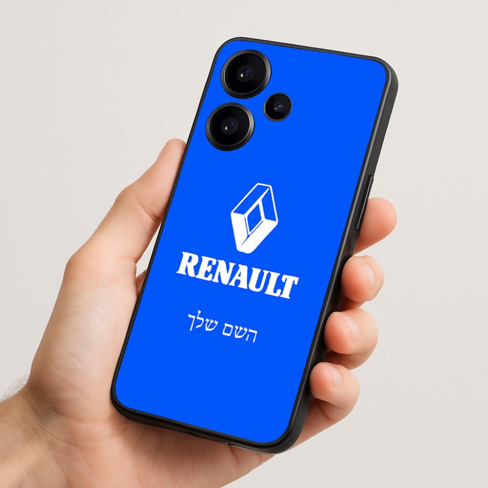 כיסוי בעיצוב אישי עם השם שלך לדגם - Realme Narzo 70 Pro 5G בעיצוב רנו