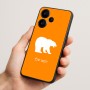 כיסוי בעיצוב אישי עם השם שלך לדגם - Realme Narzo 70 Pro 5G בעיצוב דוב