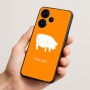 כיסוי בעיצוב אישי עם השם שלך לדגם - Realme Narzo 70 Pro 5G בעיצוב חזיר